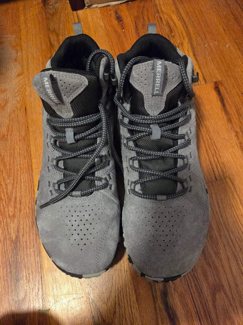 Mens Merrell wraps mid waterproof shoes